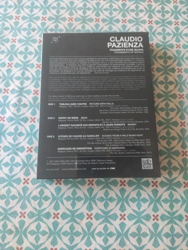 Coffret DVD 5 documentaires Claudio Pazienza – photo 2